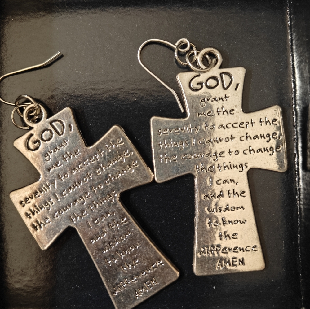 Serenity Prayer Earrings